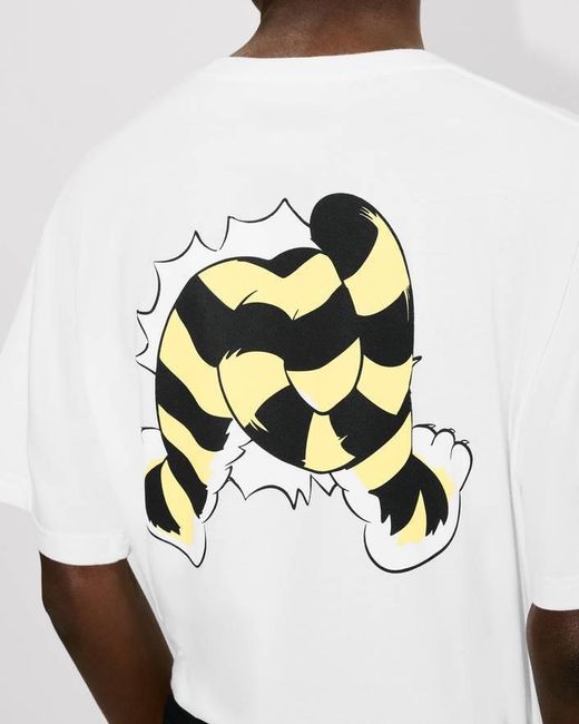 KENZO White Graphic Printed Short Sleeved T-Shirt for men