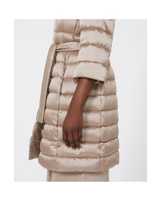 Max Mara Natural The Cube Novef Quilted Down Coat