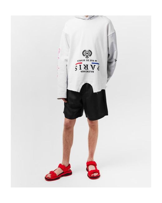 Balenciaga Red Logo Detail Sandals for men