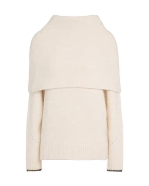 Proenza Schouler White Crew Neck Knit Sweater
