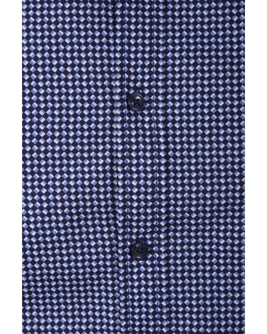 Armani Jeans Blue Slim Shirt for men