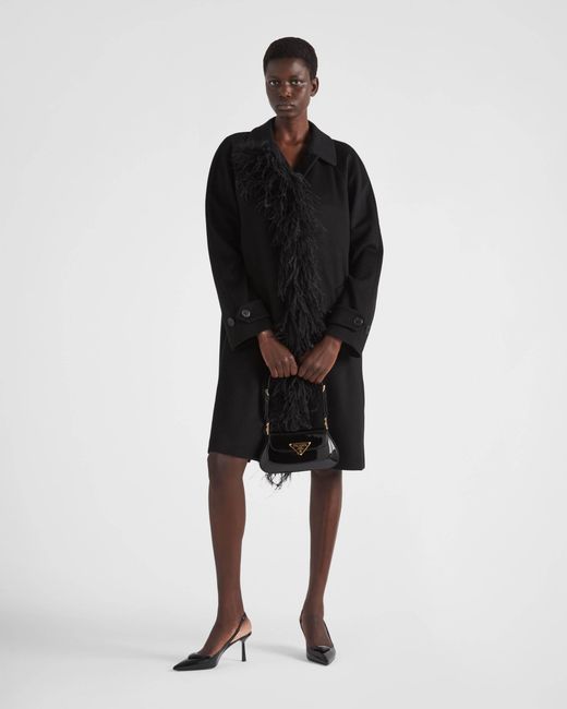 Prada Black Single-Breasted Coats