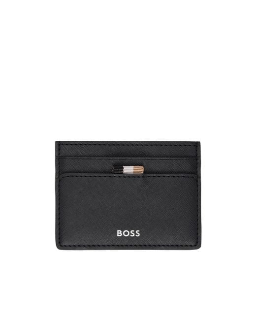 Boss Black Boss Logo Detailed Card Case for men