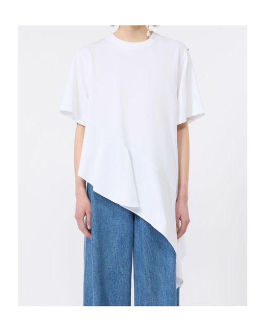 Sportmax White Short-Sleeved T-Shirt