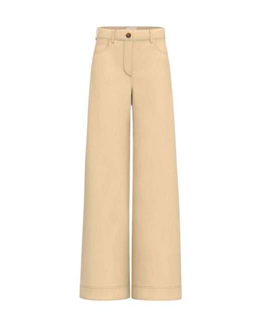Marella Natural Belt Loop Trousers