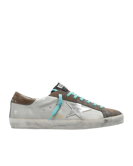 Golden Goose Deluxe Brand Multicolor Super Star Lace-Up Sneakers for men