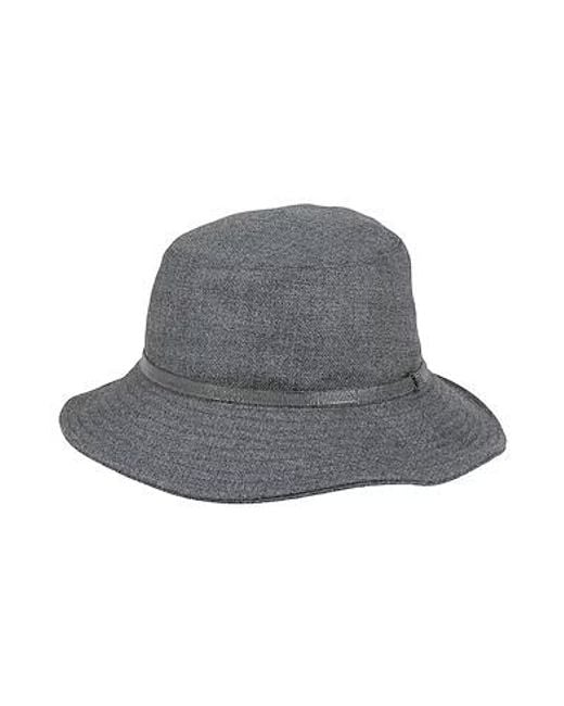 Brunello Cucinelli Gray Hats