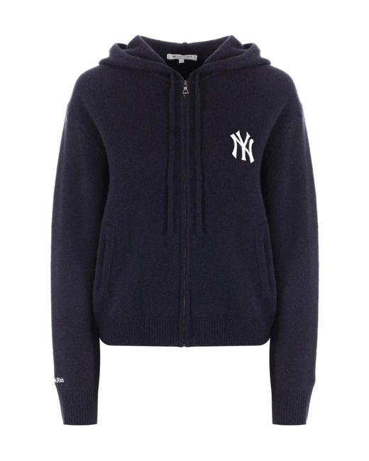 Sporty & Rich Blue Long-Sleeved Sweatshirt