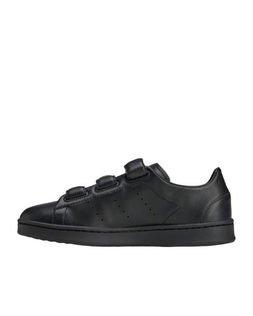 Y-3 Black Stan Smith Hook-And-Loop Sneakers for men