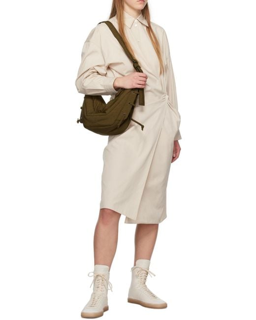 Lemaire Green Small Soft Game Shoulder Bag