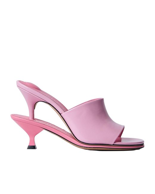 Jacquemus Pink Les Doubles Mules