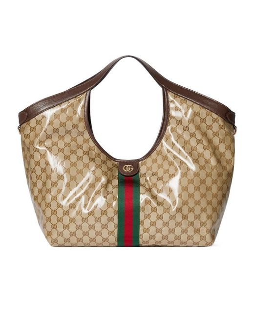 Gucci Metallic Giglio Large Tote Bag
