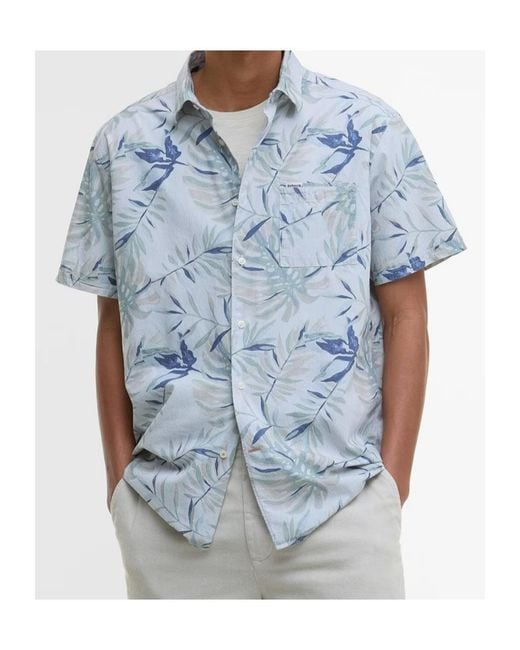 Barbour Blue B.Li Valleyfield Shirt for men