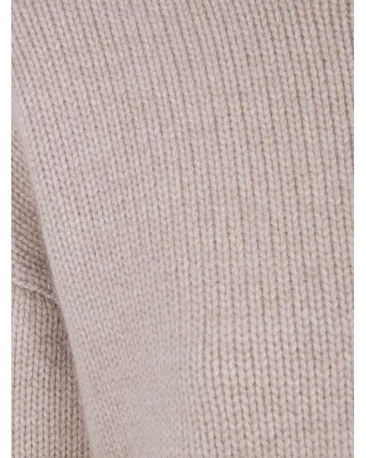 Extreme Cashmere Gray Crew-Neck Cashmere Sweater