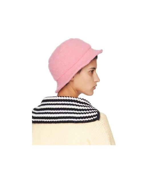 Marni Pink Quilted Fisherman's Hat