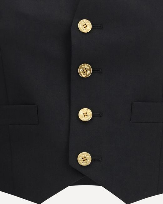 Sacai Blue Suiting Twill Buttoned Blazer