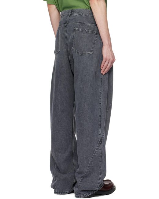 J.W. Anderson Gray Jw Anderson Twisted Workwear Jeans for men
