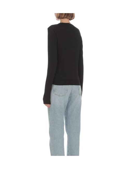 Vivienne Westwood Black Orb Embroidered Knit Jumper