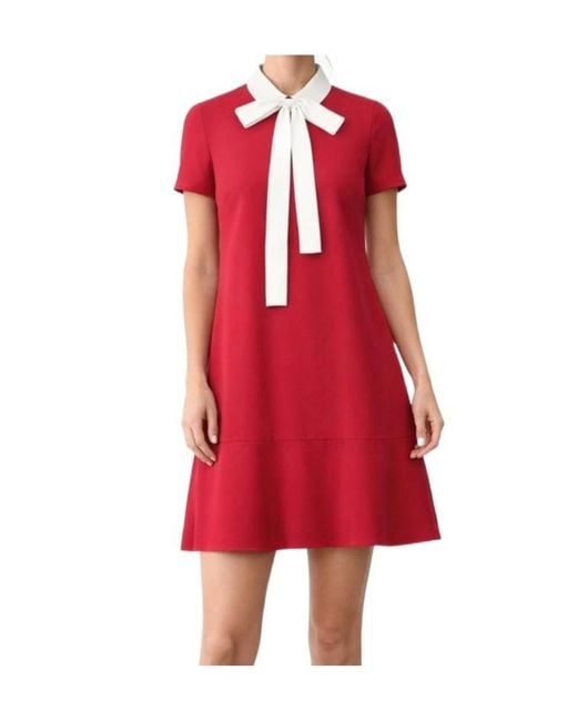 RED Valentino Red Short Sleeve Dress