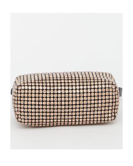 Alexander Wang White Heiress Embellished Medium Shoulder Bag