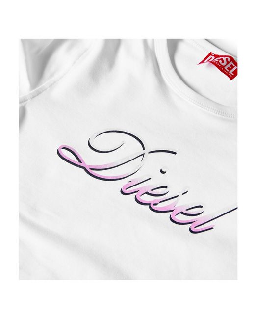 DIESEL White Versatile Cropped T-Shirt