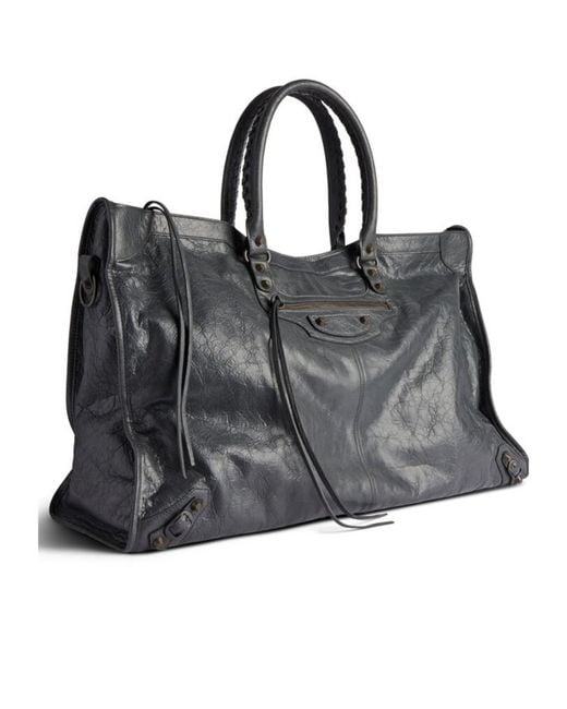 Balenciaga Black Le City Travel Bag for men