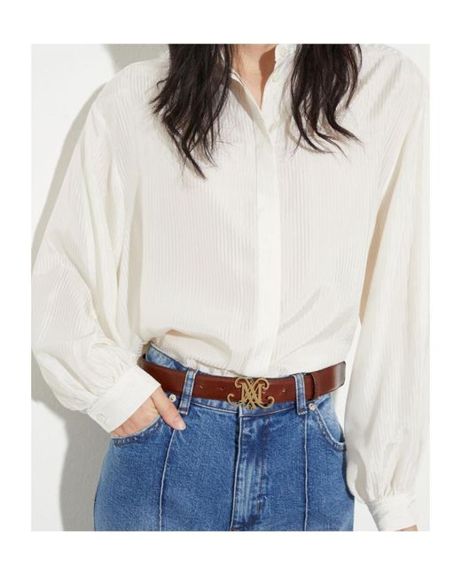 MAX&Co. Brown Logo Belt