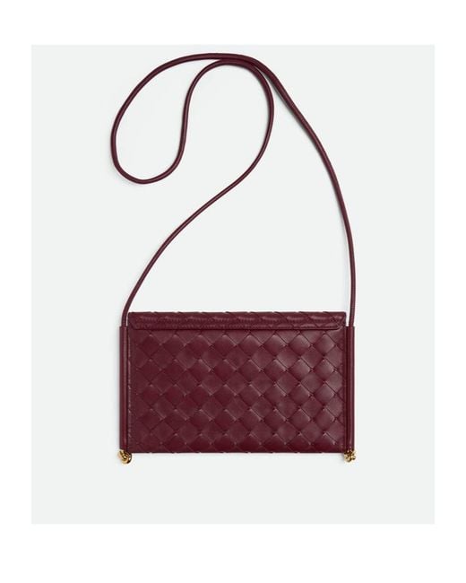 Bottega Veneta Red Solstice Phone Pouch
