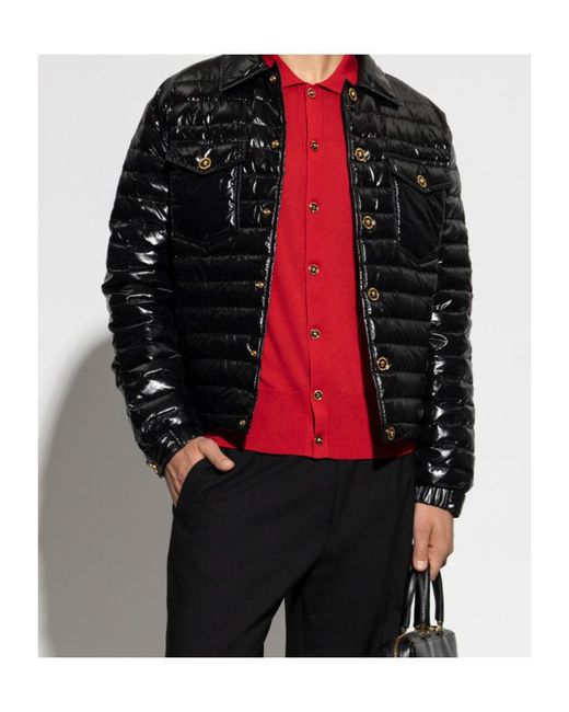 Versace Black Light Padded Jacket for men