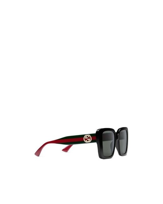 Gucci Black Square Frame Sunglasses