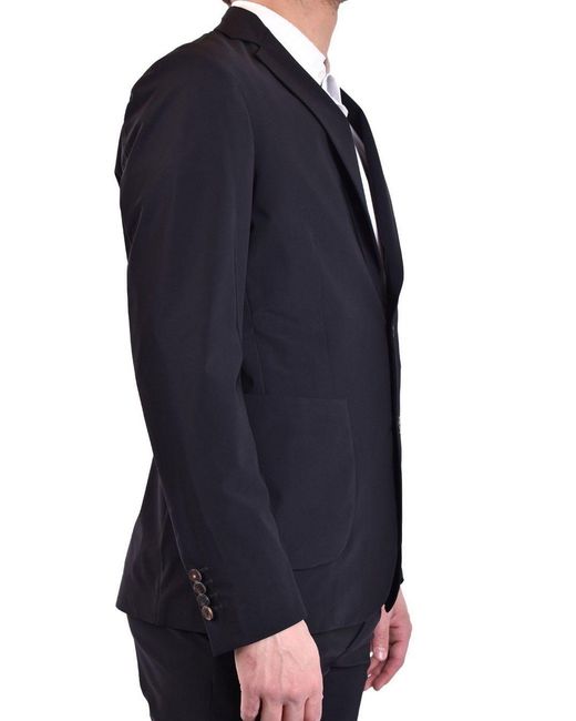 Tagliatore Blue Long Sleeved Suit Jacket for men