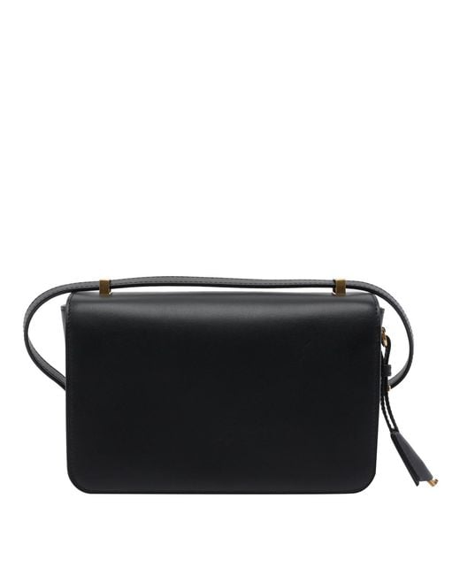 Tod's Black Logo Hardware Shoulder Bag