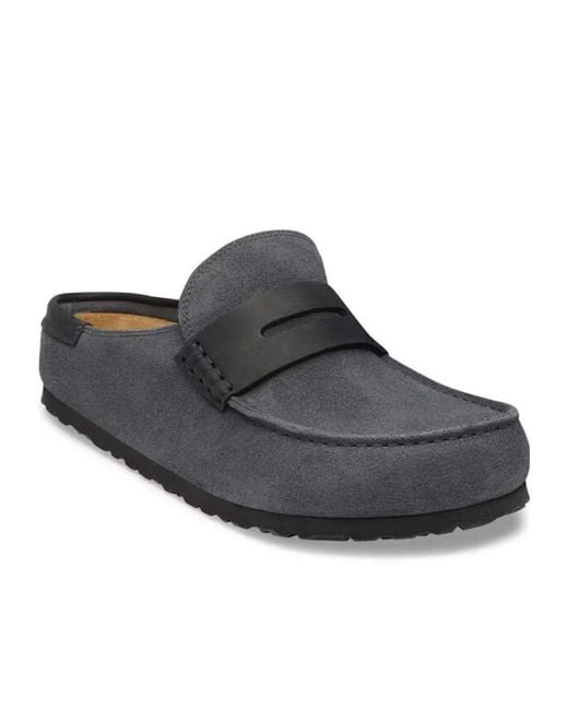 Birkenstock Brown Naples Wrapped Mixed Leather for men
