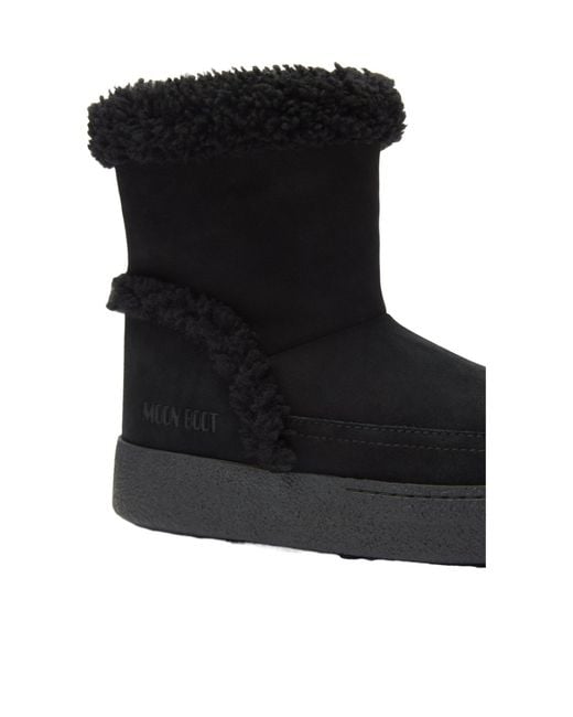 Moon Boot Black Ltrack Tina Boots