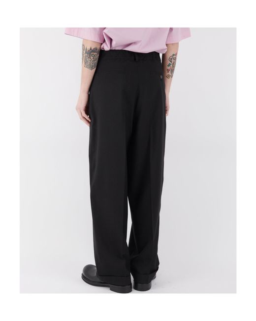 Marni Black Tropical Wool Trousers for men