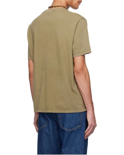 Our Legacy Green Box Jersey T-Shirt for men