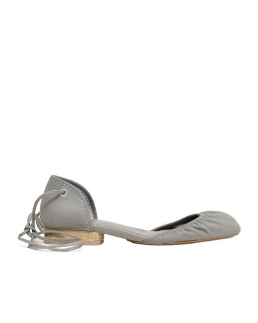 Lemaire Metallic Ballet Flats