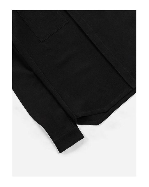 Rick Owens Black Buttoned Shirt for men
