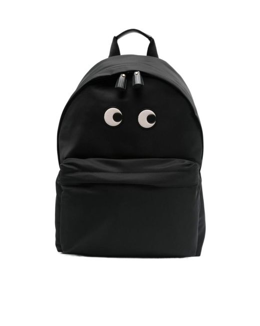 Anya Hindmarch Black Top Handle Backpack