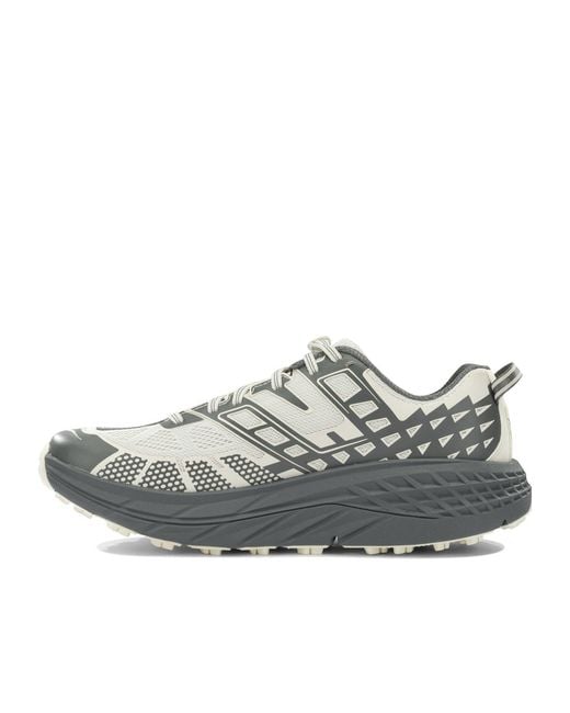 Hoka One One Gray Speedgoat 2 Lace-Up Sneakers for men