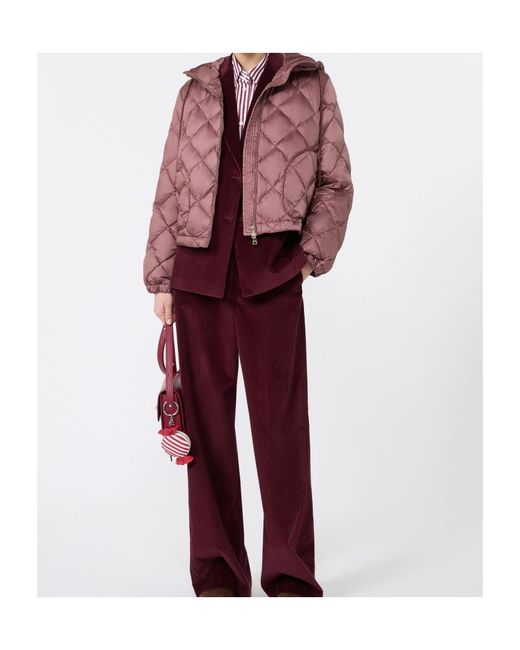 Weekend by Maxmara Purple Lapel Long-Sleeved Suit Jacket