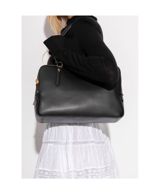 Furla Black Giulia Large Shoulder Bag
