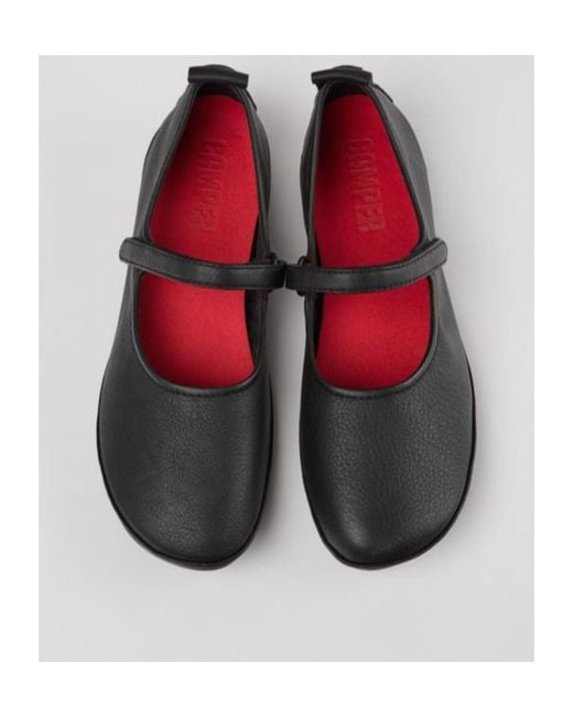 Camper Black Right Nina Ballet Flats