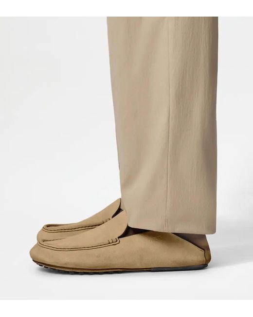 Tod's Natural Gommino Slip-On Loafers for men