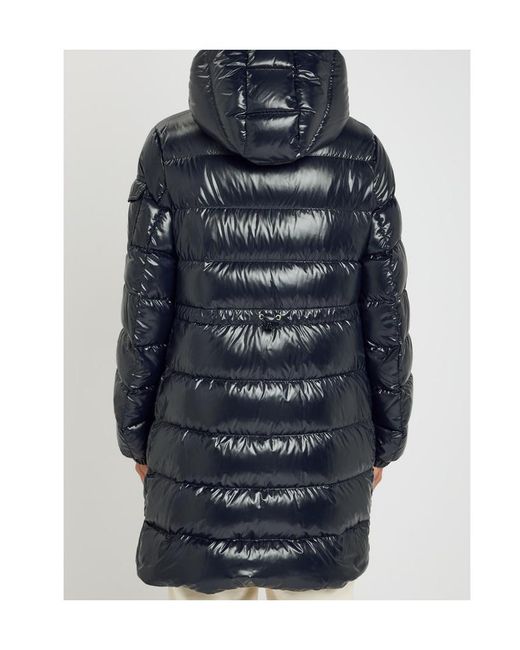 Moncler Blue Logo Quilted Down Jacket