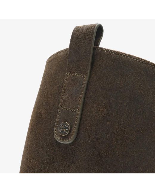 Burberry Brown Cavalier Knee-Length Riding Boots
