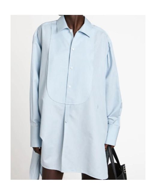 J.W. Anderson Blue Jw Anderson Knot Detail Shirt Dress