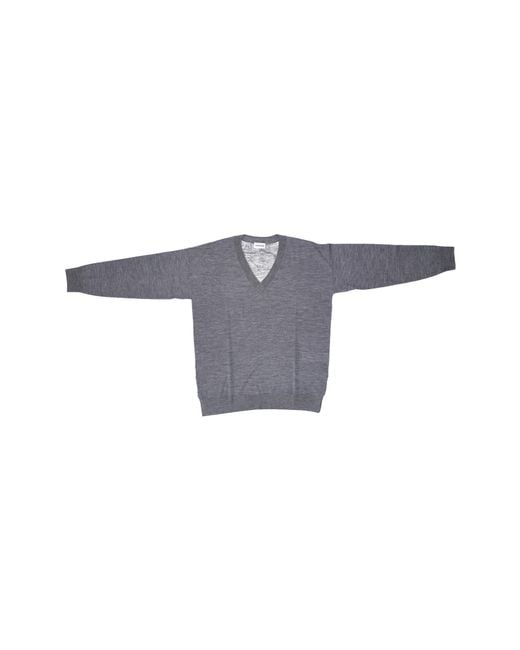 P.A.R.O.S.H. Blue Linfa V-Neck Top
