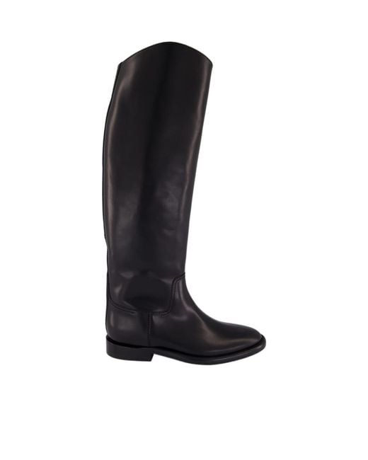 Paris Texas Black Idaho Leather Boots