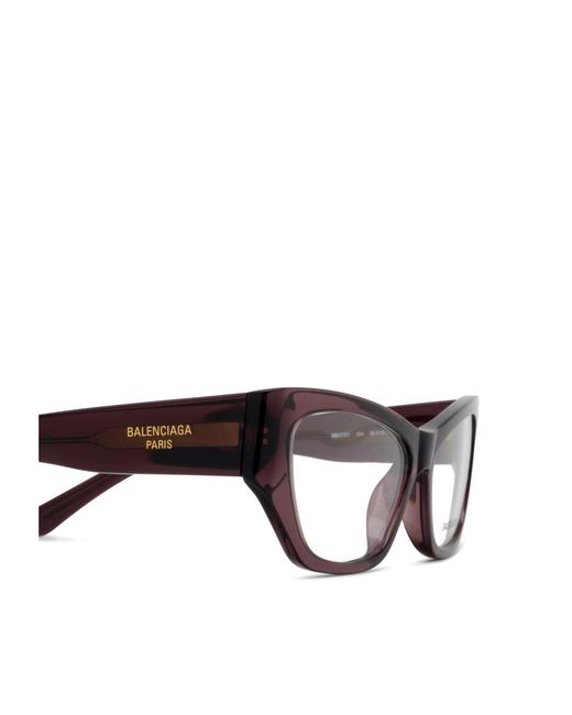 Balenciaga White Eyewear Cat-Eye Frame Glasses